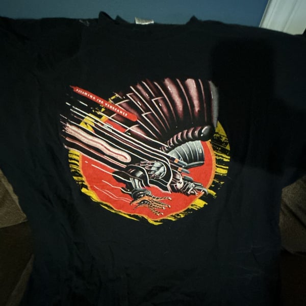Vintage 2004 Judas Priest Screaming for Vengeance United Tour Graphic T-Shirt