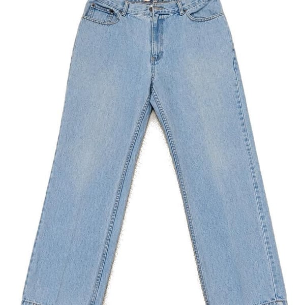 Route 66 Men's Regular Fit Light Wash Denim Jeans Size 36x32