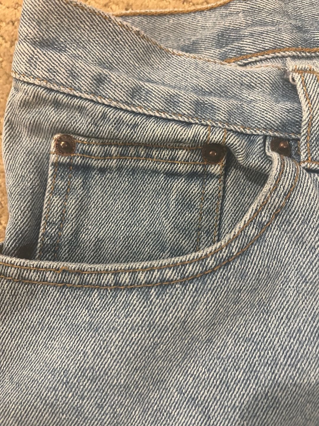 Route 66 Men's Regular Fit Light Wash Denim Jeans Size 36x32 6