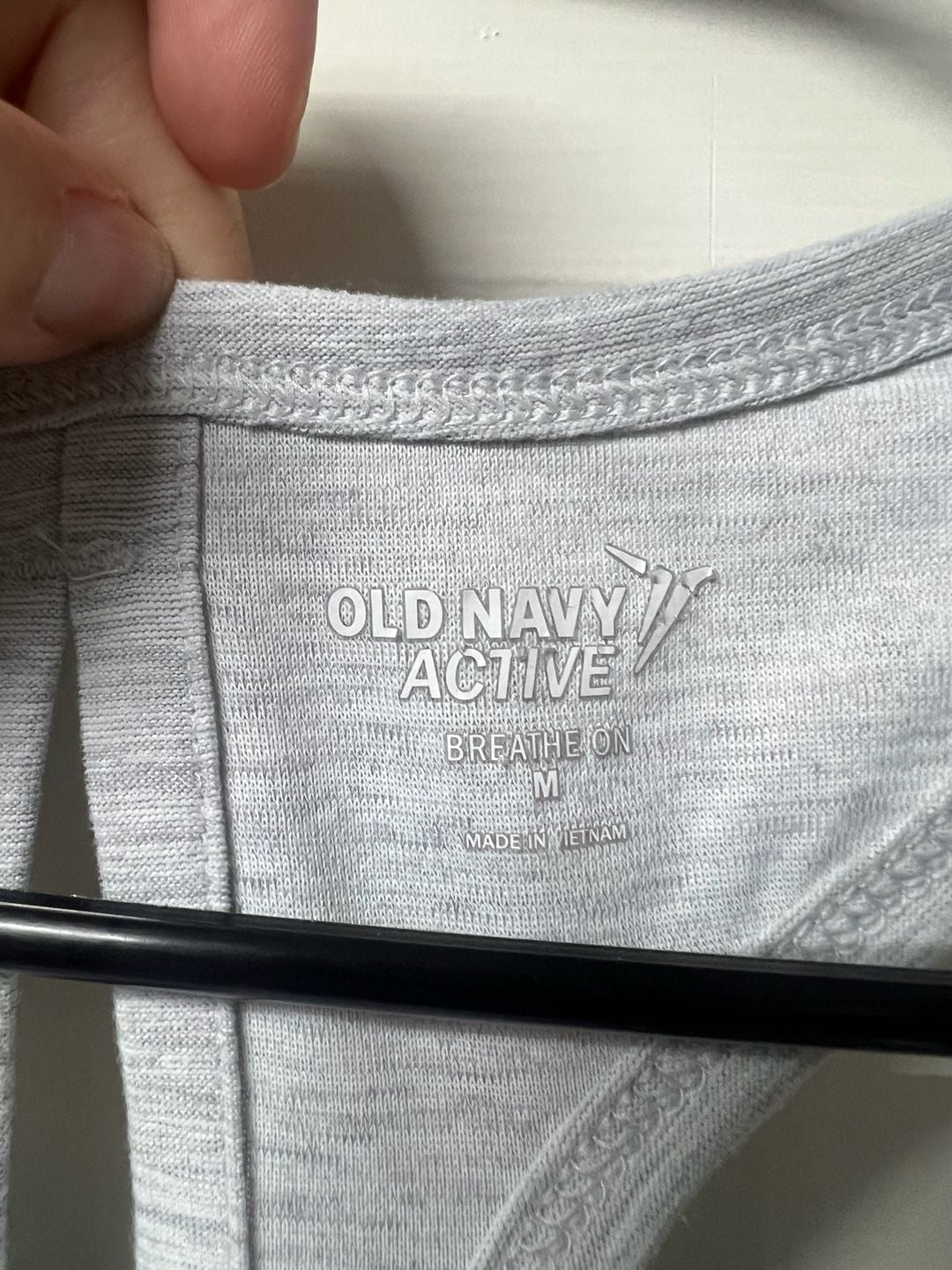 Old Navy Active Breathe On Women's Open-Back Yoga Tank Top Grey 4
