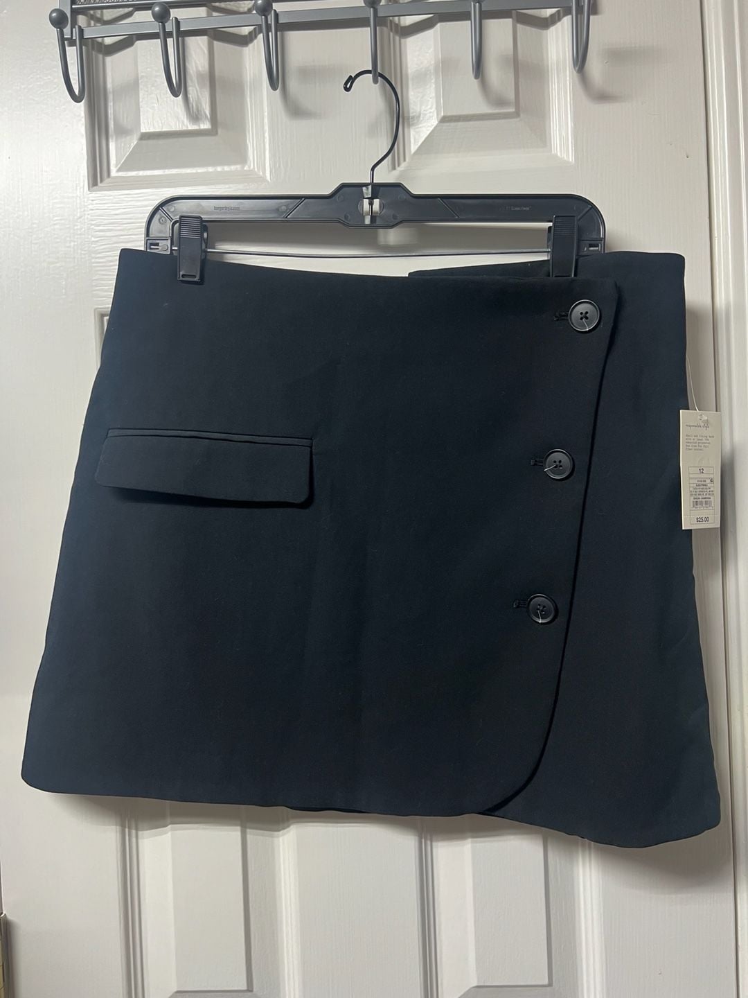 A New Day Button-Front Tailored Mini Skirt 2
