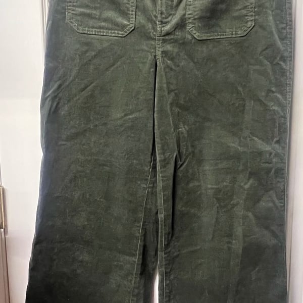 LOFT The Palmer Wide Leg Brushed Corduroy Pants