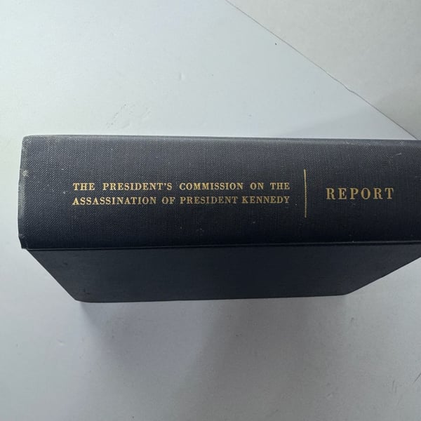 1964 Report of the President's Commission on the Assassination of President JFK