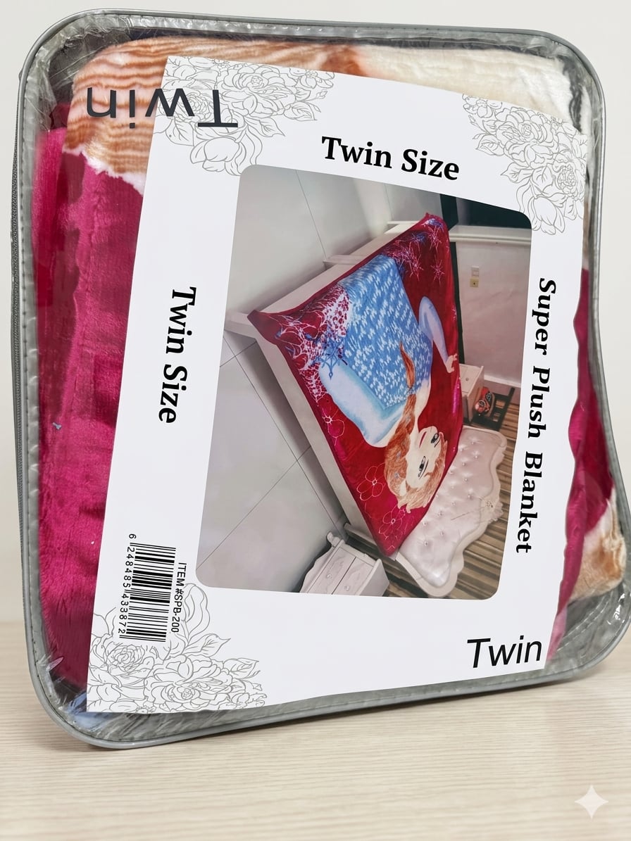 Frozen Anna Twin Size Super Plush Blanket 1