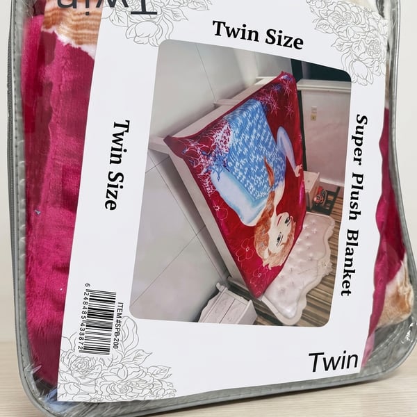 Frozen Anna Twin Size Super Plush Blanket