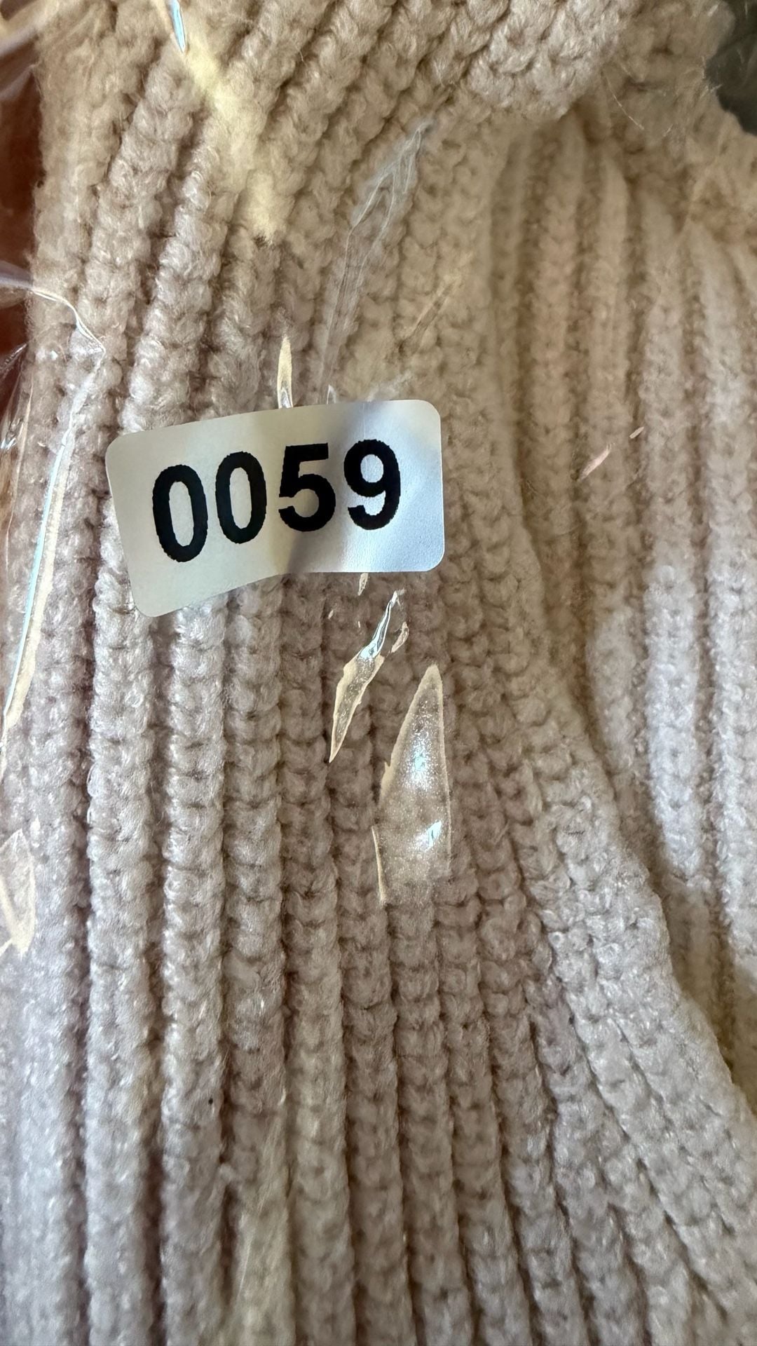 Truth by Republic Women's Beige Ribbed V-Neck Long Sleeve Sweater Size M 5