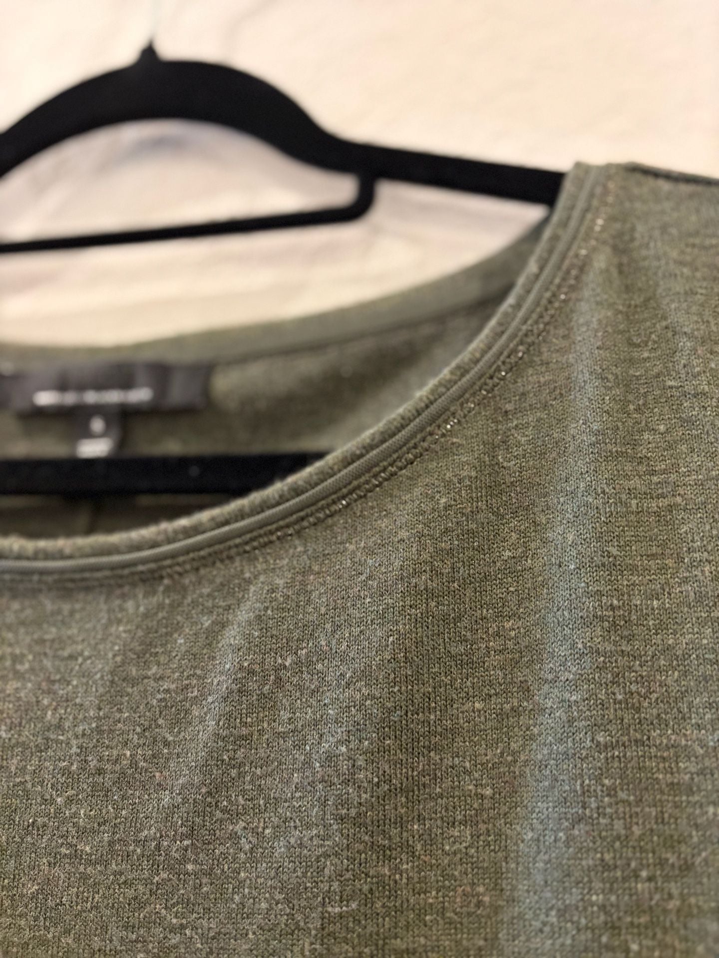 White House Black Market Olive Green Long Sleeve Dolman Top 7