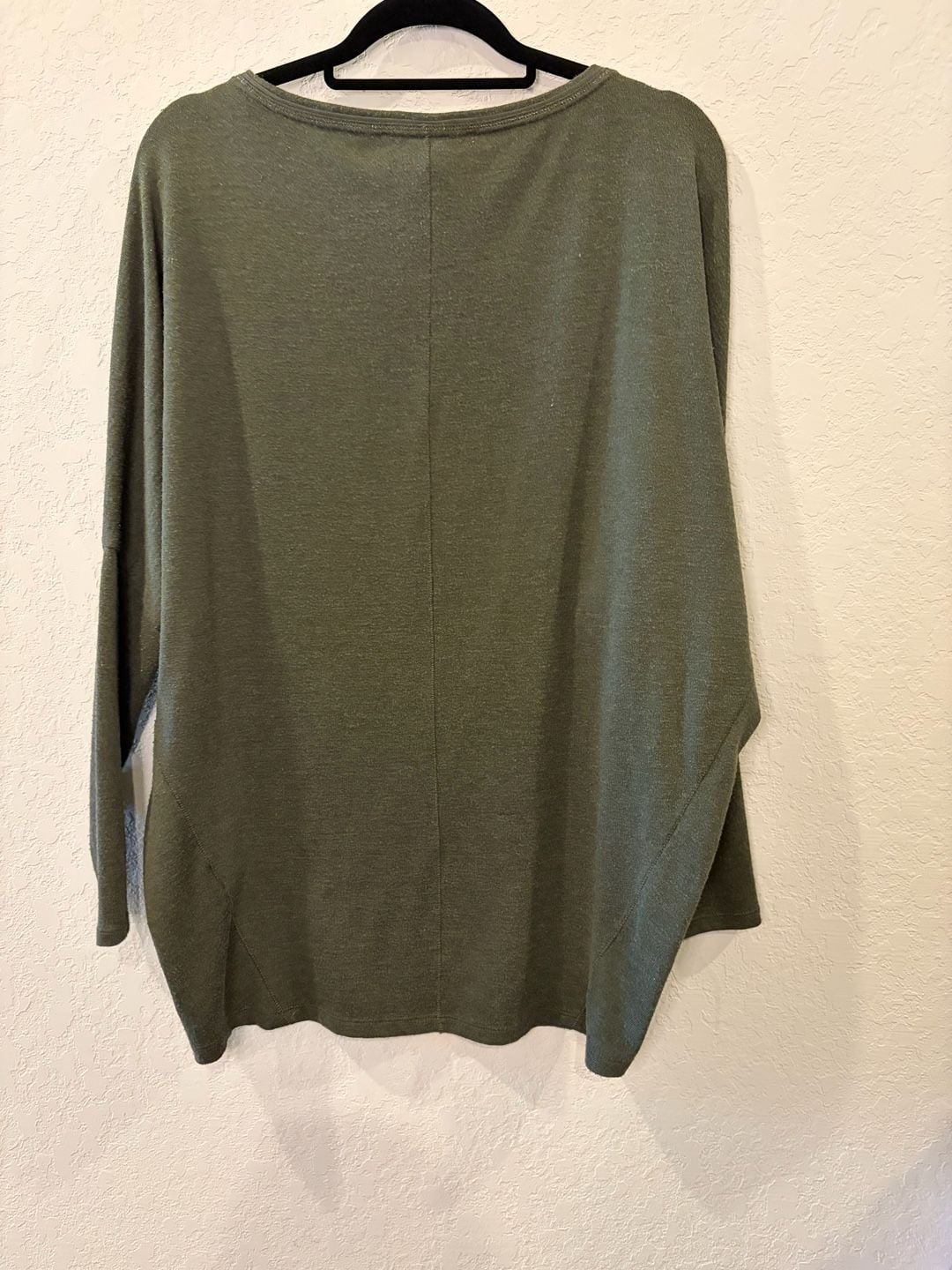 White House Black Market Olive Green Long Sleeve Dolman Top 8
