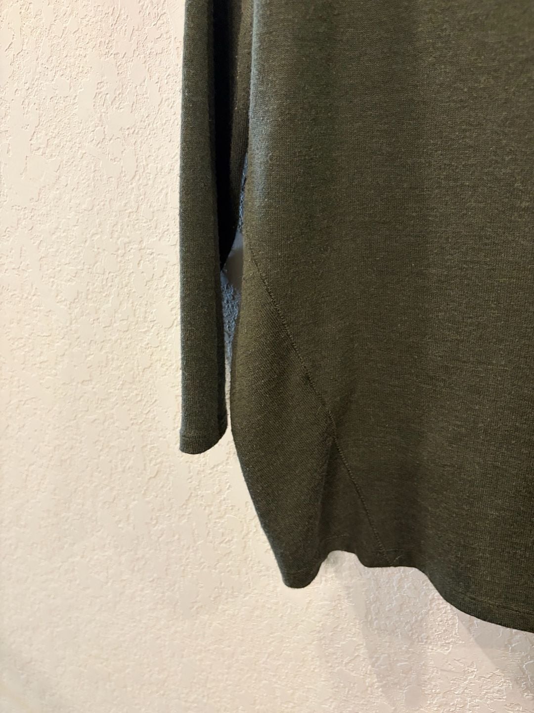 White House Black Market Olive Green Long Sleeve Dolman Top 9