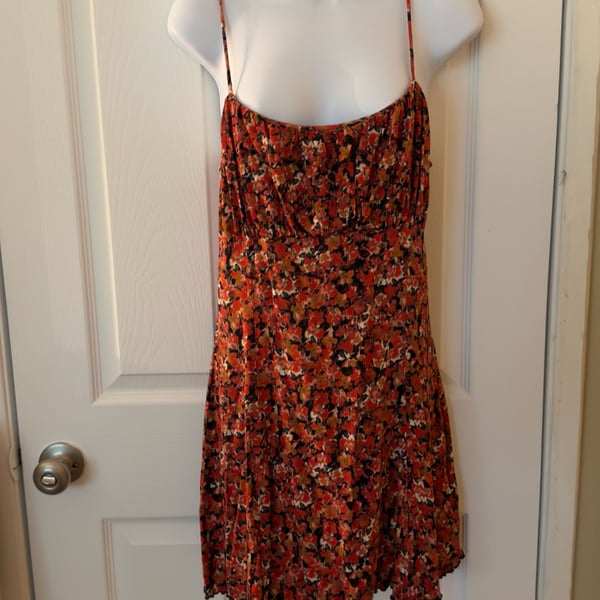 Free People Jaime Floral Sleeveless Mini Dress