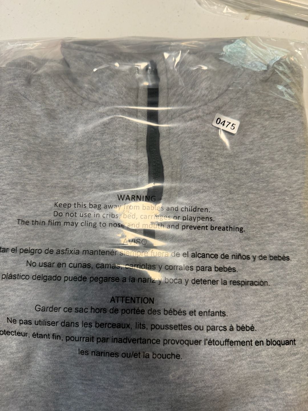 Taylor Swift Eras Tour 2023 Gray Quarter Zip Sweatshirt Official Merch Size M 10