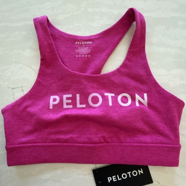 Peloton Heathered Strappy Bra