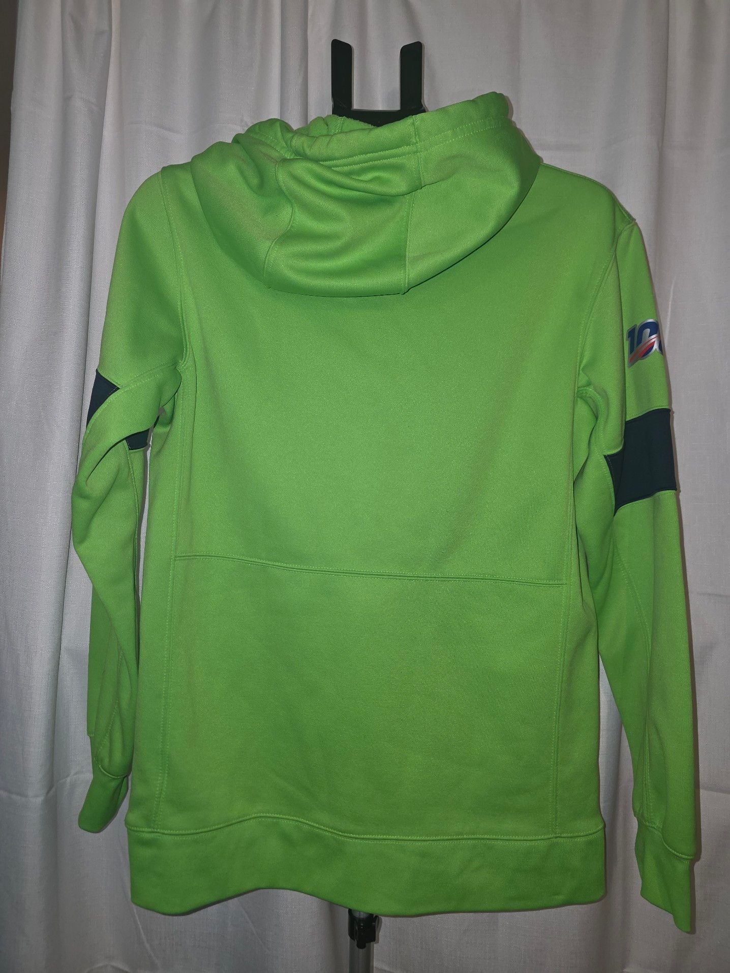 Seattle Seahawks Nike NFL 100th Anniversary Sideline Performance Pullover Hoodie 4