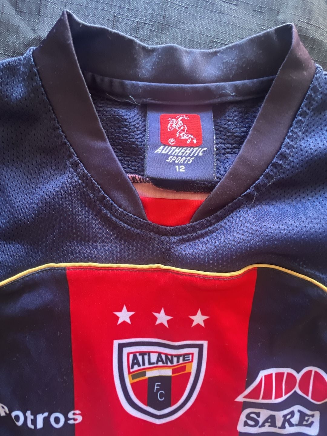 Garcis Atlante FC 2007-2009 Home Soccer Jersey Boys sz 12 3