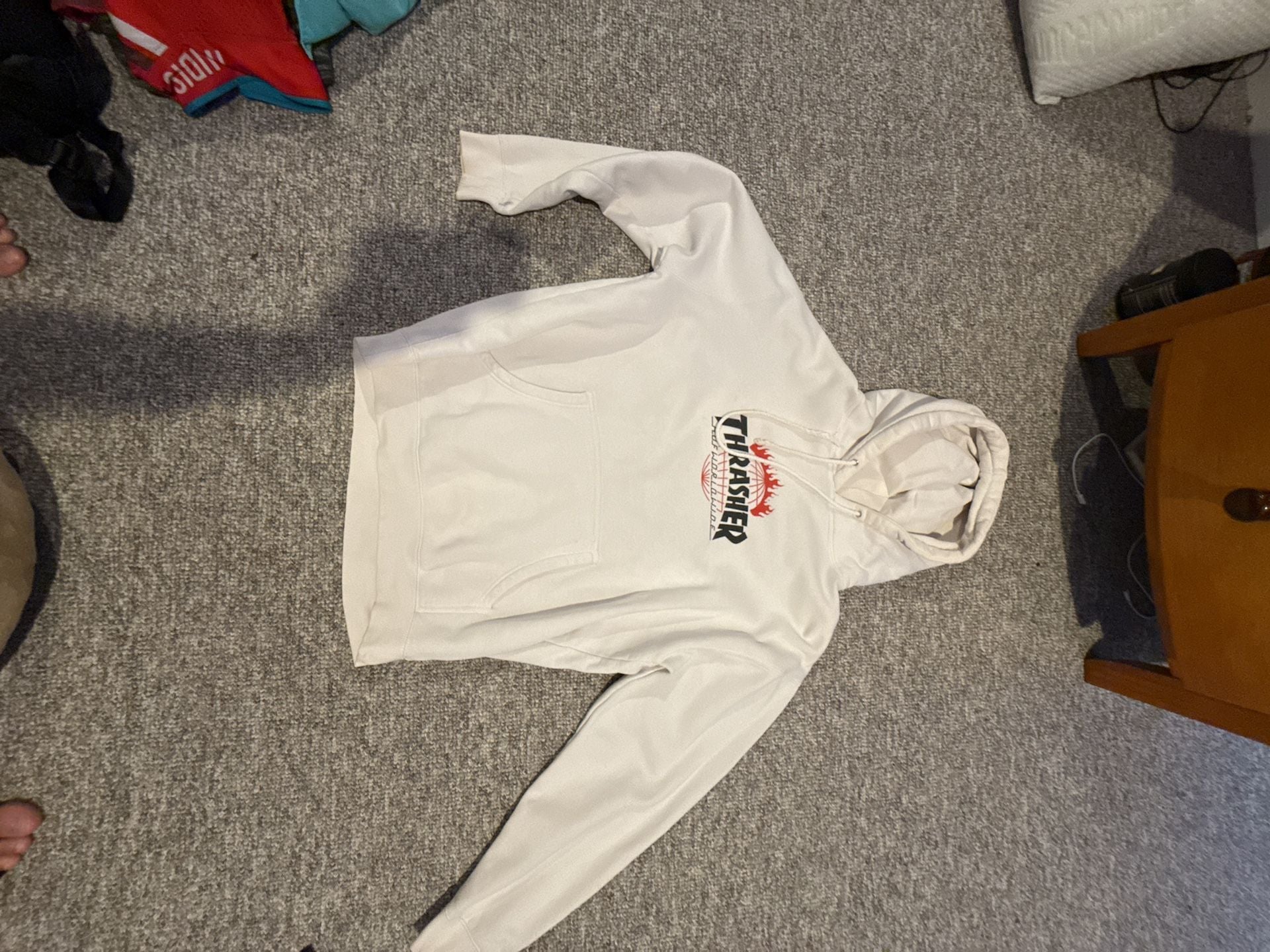 HUF x Thrasher Tour De Stoops Logo Pullover Hoodie 1