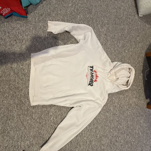 HUF x Thrasher Tour De Stoops Logo Pullover Hoodie