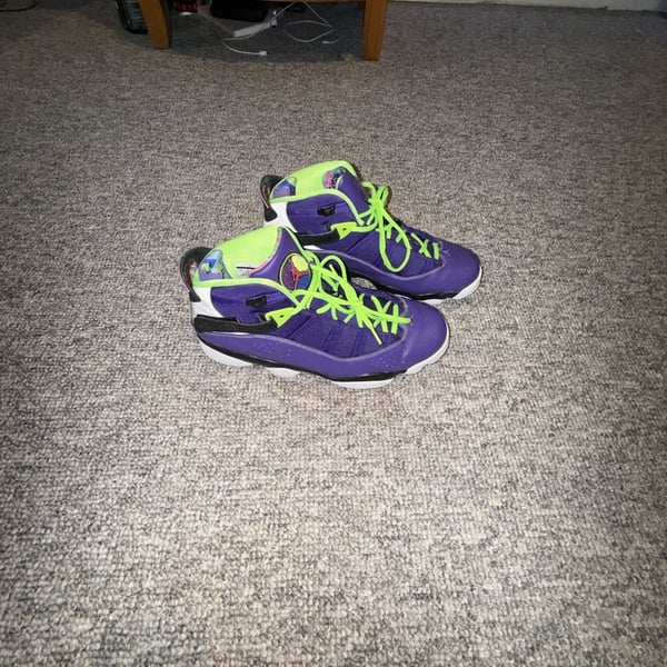 Size 12 Air Jordan 6 Rings 'Bel-Air' Basketball Sneakers