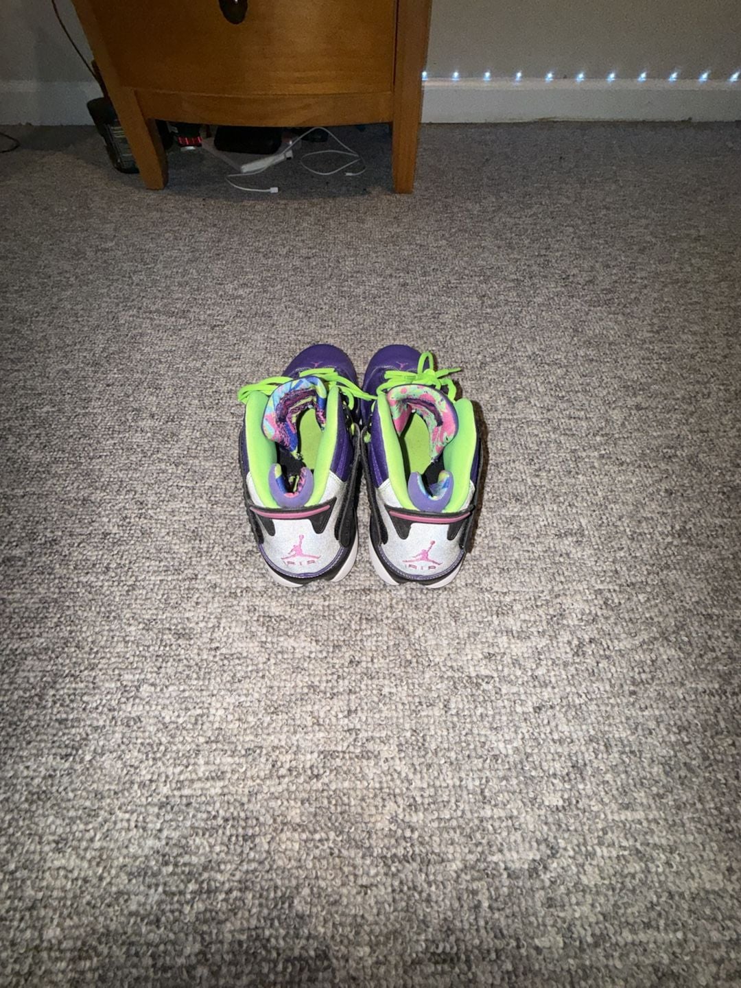 Size 12 Air Jordan 6 Rings 'Bel-Air' Basketball Sneakers 3
