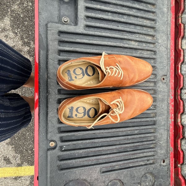 1901 Men's Leather Derby Lace-Up Shoes