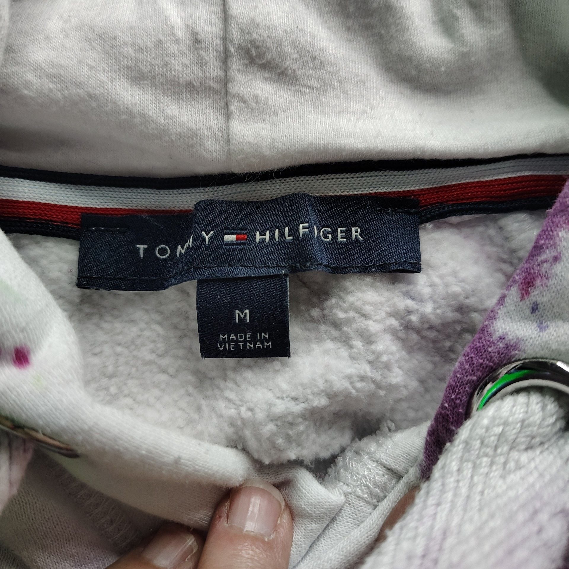 Tommy Hilfiger Women's Tie-Dye Embroidered Logo Hoodie Sweatshirt 4