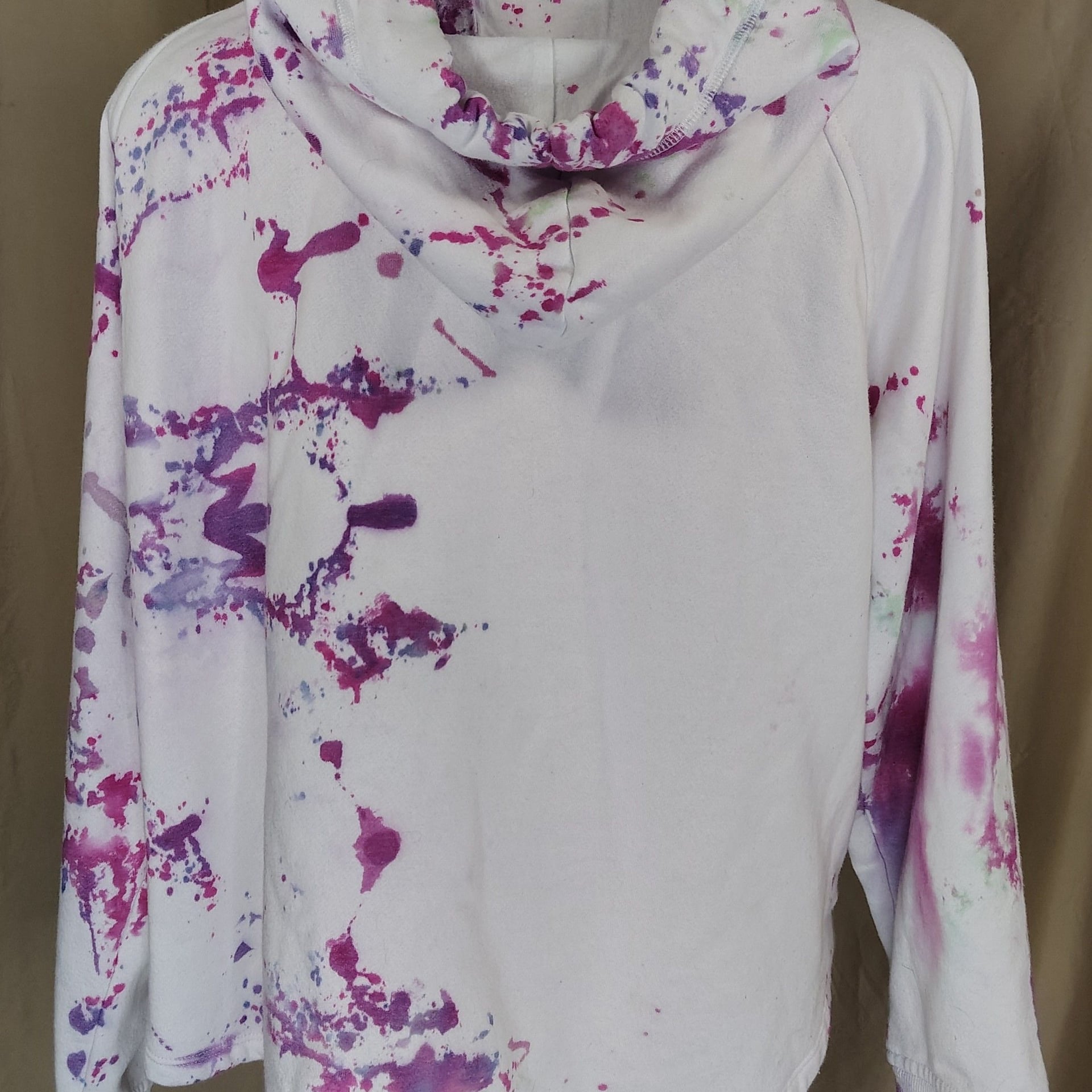Tommy Hilfiger Women's Tie-Dye Embroidered Logo Hoodie Sweatshirt 10