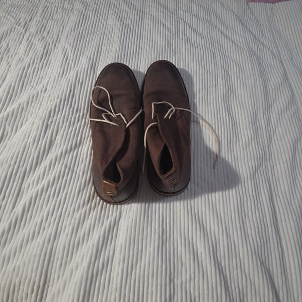 Red Tape Men's Brown Leather Chukka Desert Boots