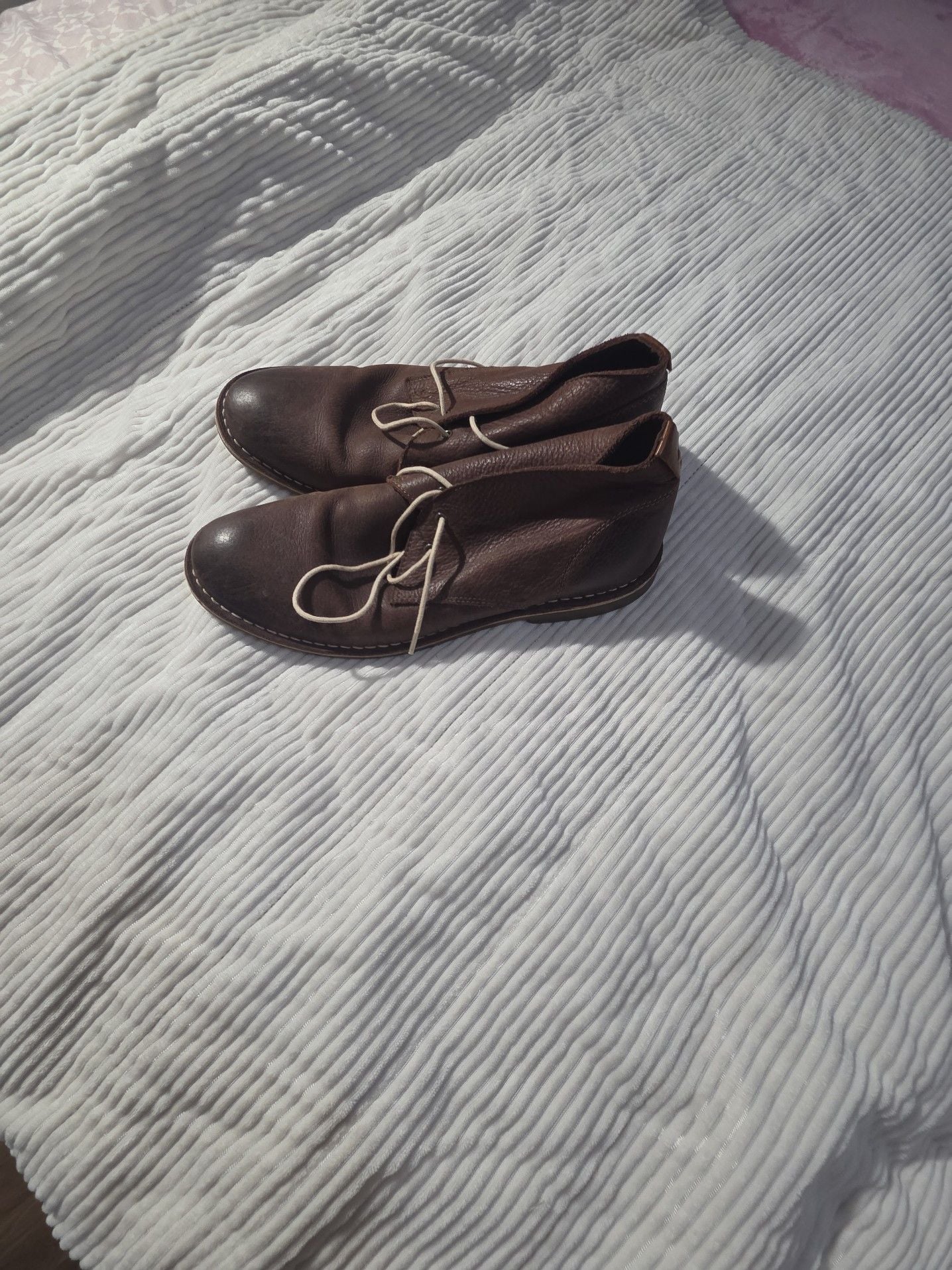 Red Tape Men's Brown Leather Chukka Desert Boots 4