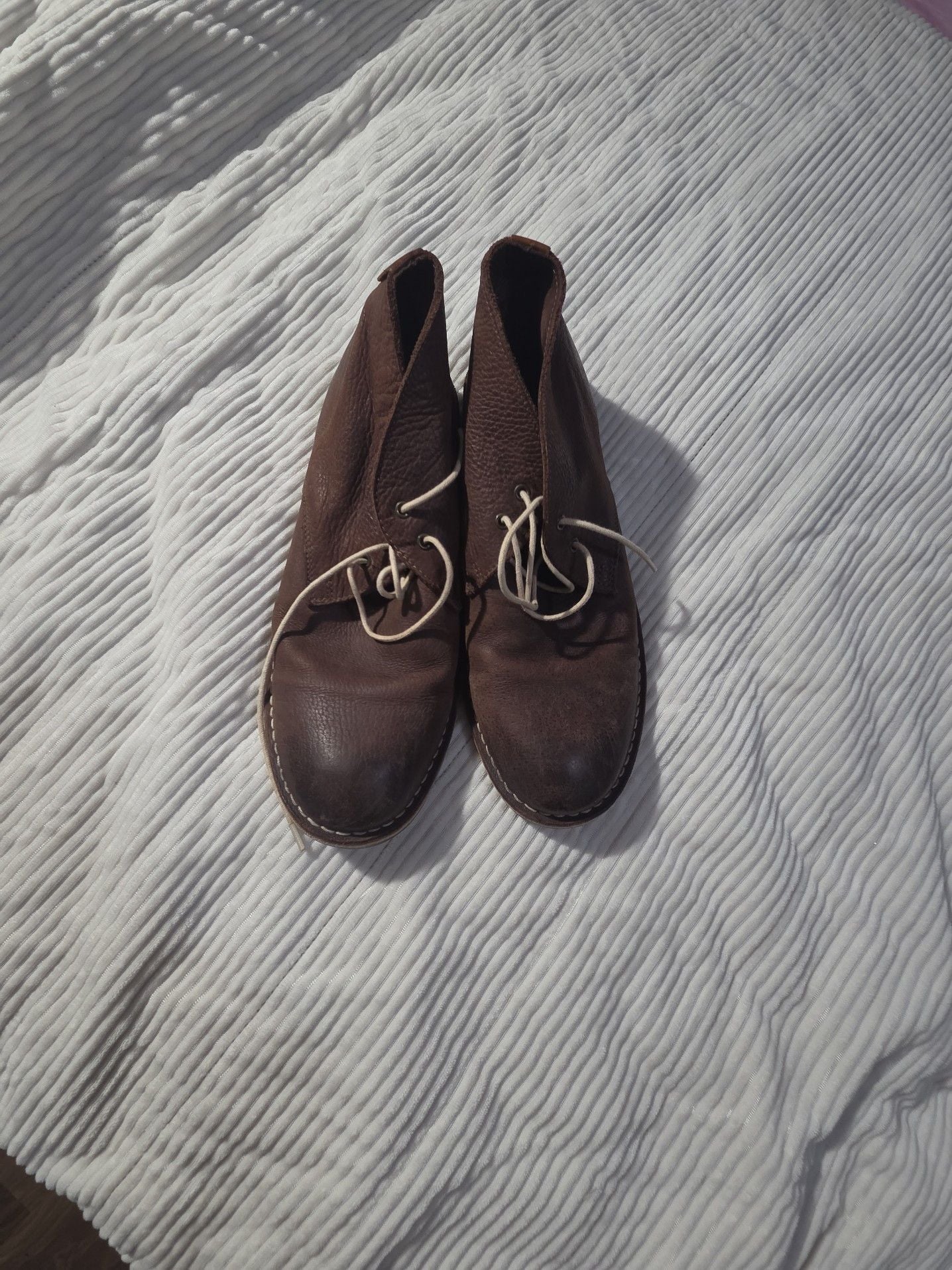 Red Tape Men's Brown Leather Chukka Desert Boots 6