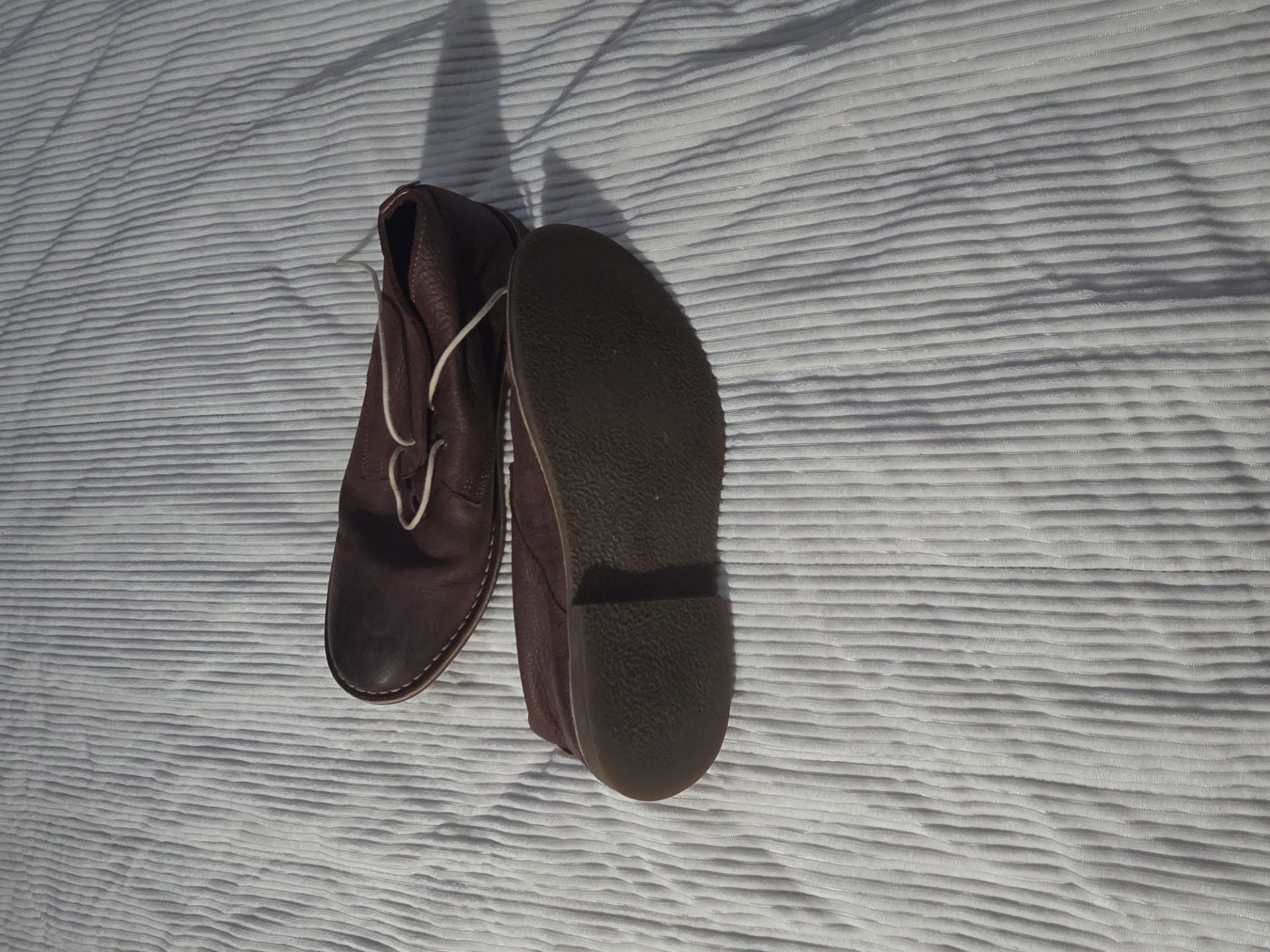 Red Tape Men's Brown Leather Chukka Desert Boots 10