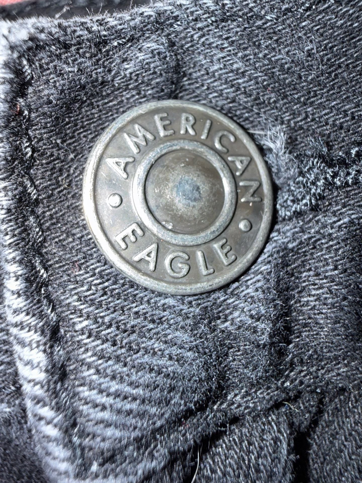 American Eagle Outfitters Women's Black Denim Ripped Frayed Hem Shorts Size 0 5