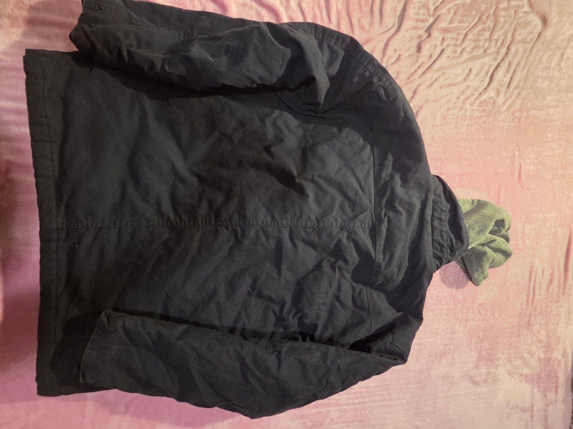 Wrangler Workwear Men's Navy Blue Utility Field Jacket with Removable Hood 9