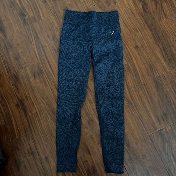 Gymshark Adapt Animal Seamless Leggings in teal