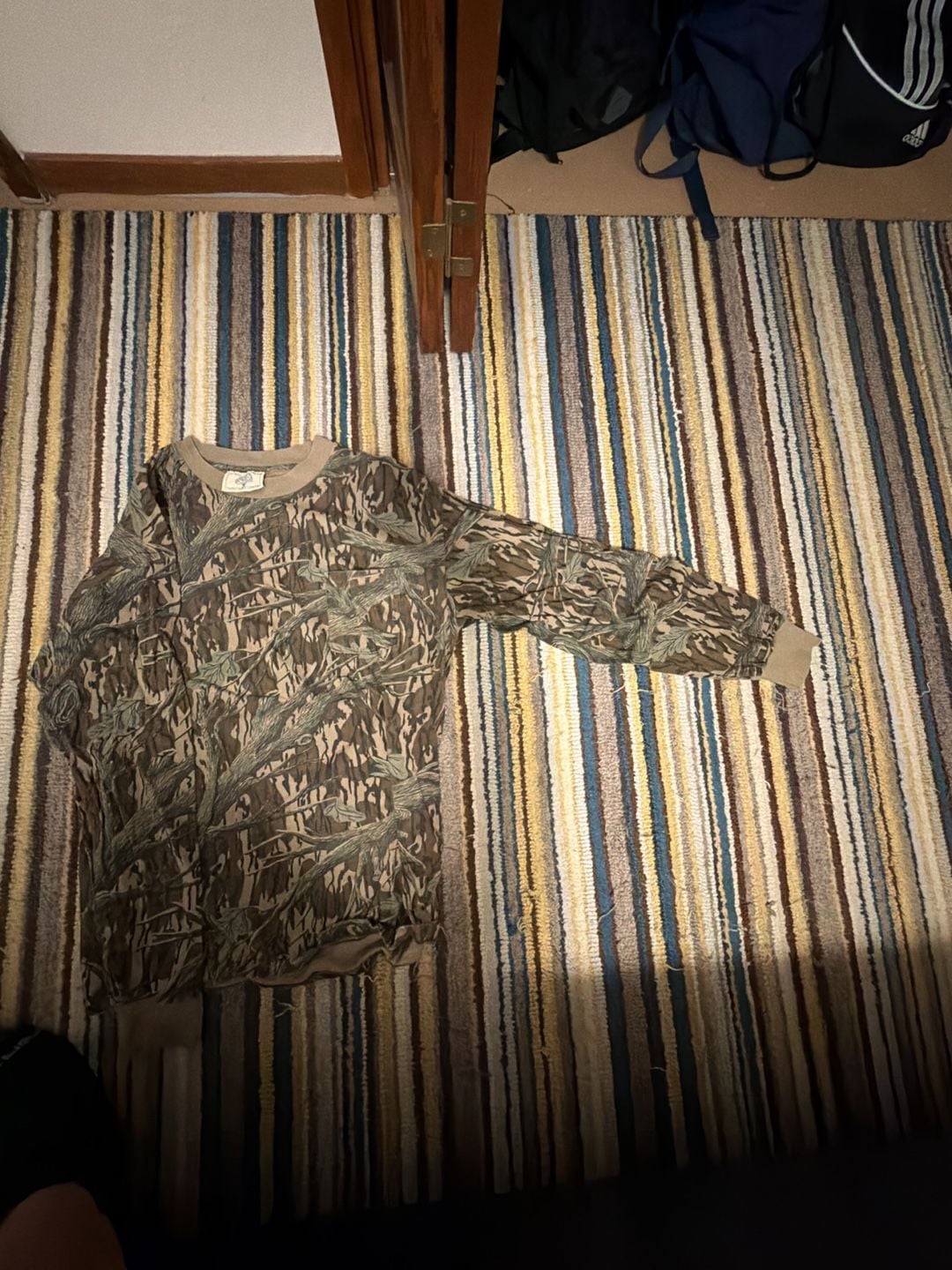 Vintage Mossy Oak Bottomland Camo Long Sleeve Shirt 6
