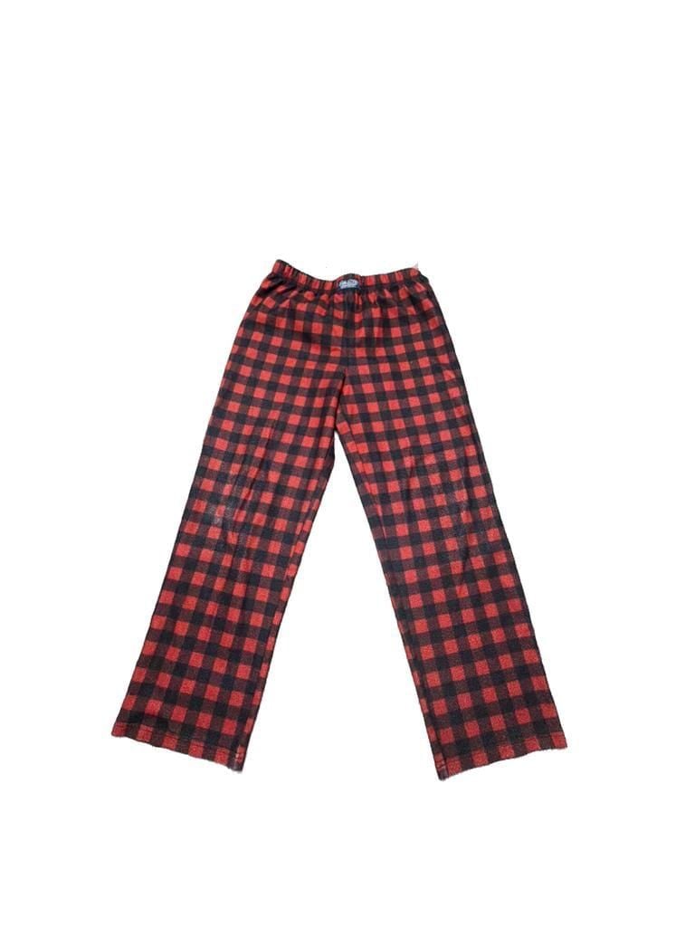 Polo Ralph Lauren Red and Black Buffalo Check Flannel Pajama Set 10-12 Years M 8