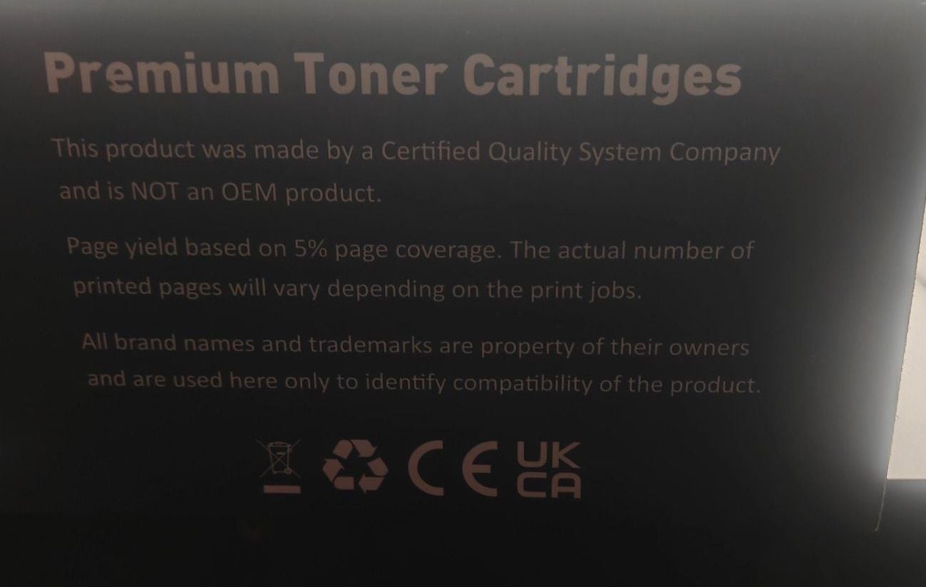 138X Black Toner Cartridges 2-Pack Compatible with HP LaserJet Pro 3001dw/3001f 3