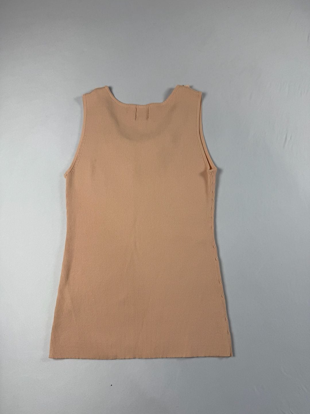 Ruby Rd. Petite Ribbed Sleeveless Tank Top with Embellished Beaded Neckline 4
