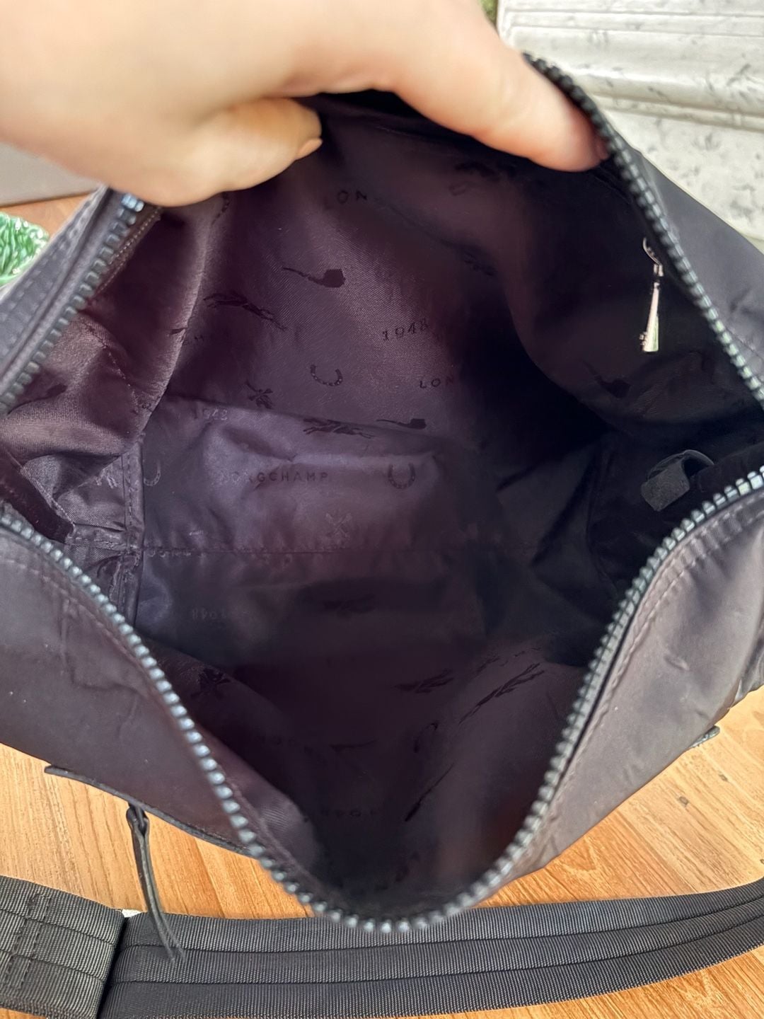 Longchamp Le Pliage Neo Black Nylon Crossbody Messenger Bag 7
