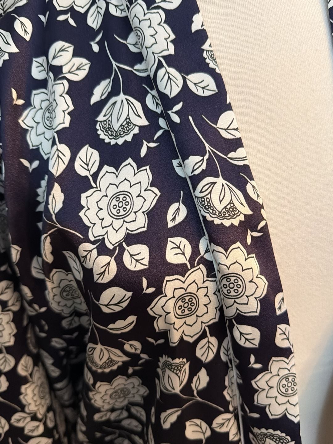 Linea Donatella Floral Satin Robe Style MOY190 3