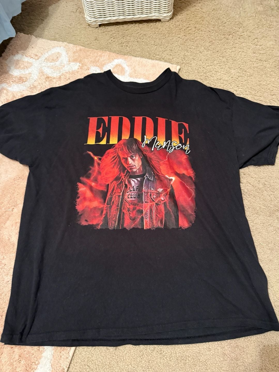 Netflix Stranger Things Eddie Munson Metal Graphic T-Shirt 7