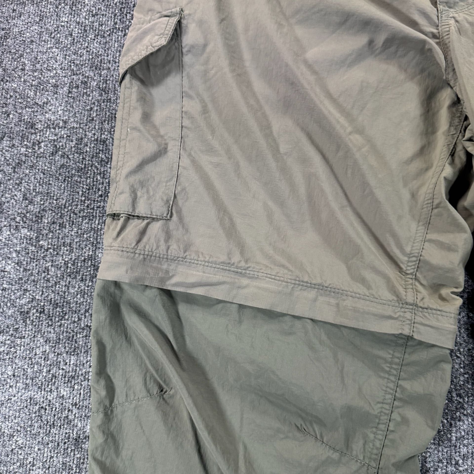 Columbia Convertible Cargo Hiking Pants Mens Khaki Lightweight Zip-Off 5