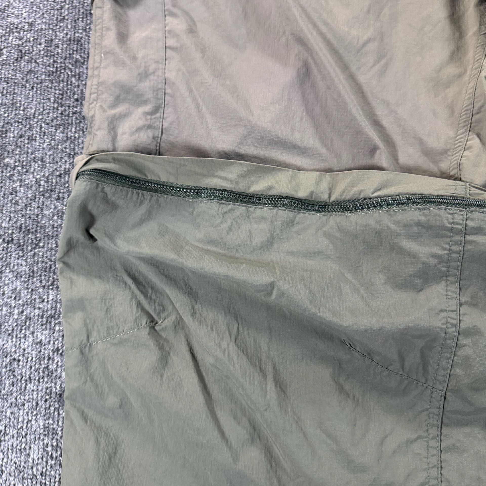Columbia Convertible Cargo Hiking Pants Mens Khaki Lightweight Zip-Off 10