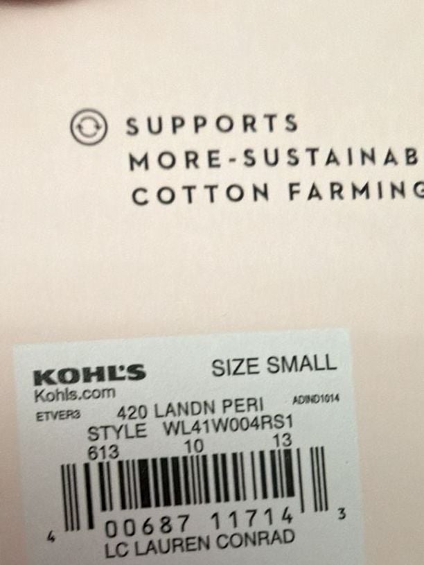 NWT LC Lauren Conrad Landn Peri Button-Front Shirt Size S 3