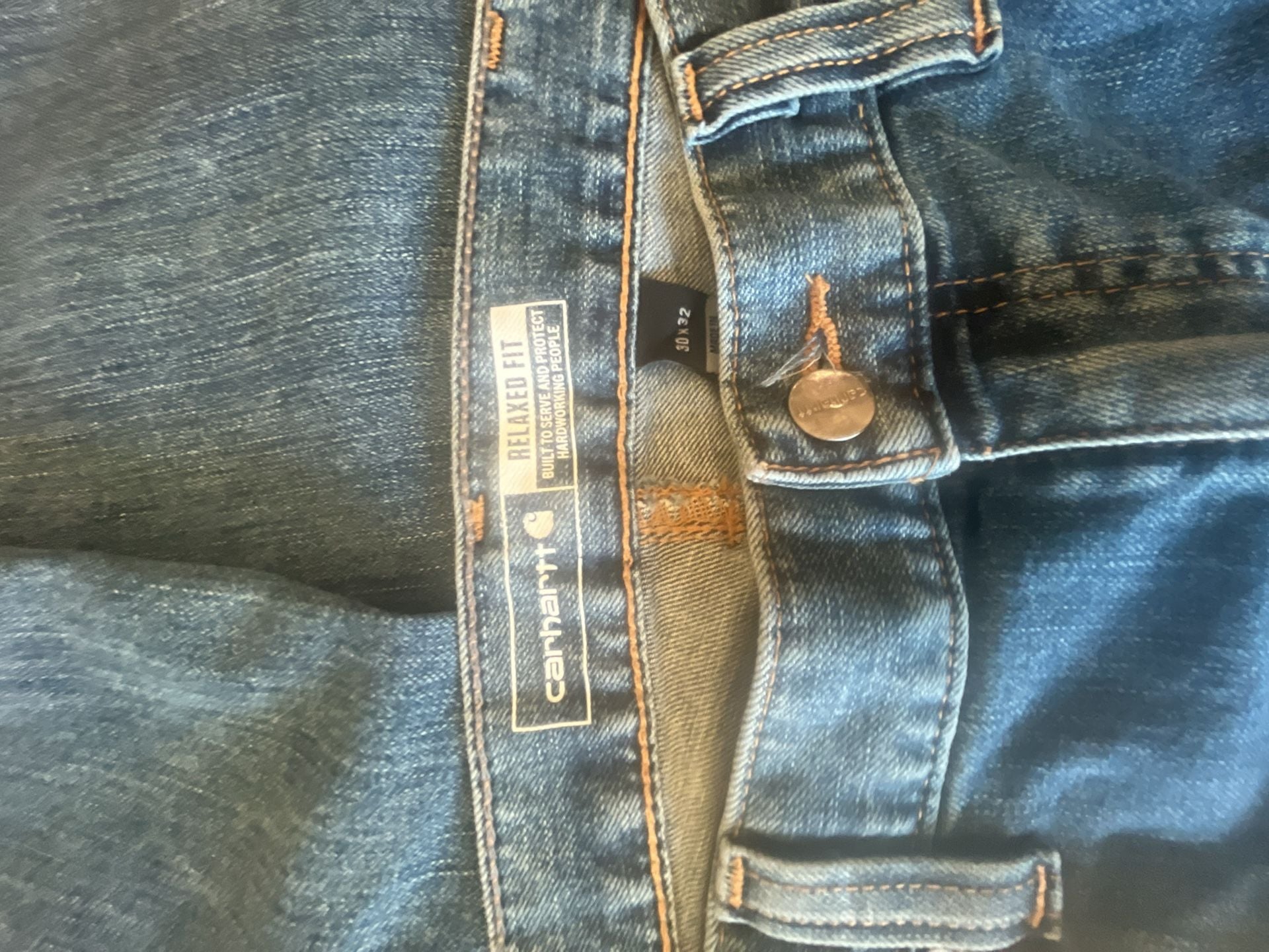 Carhartt Relaxed Fit Denim Jeans (30x32) 6
