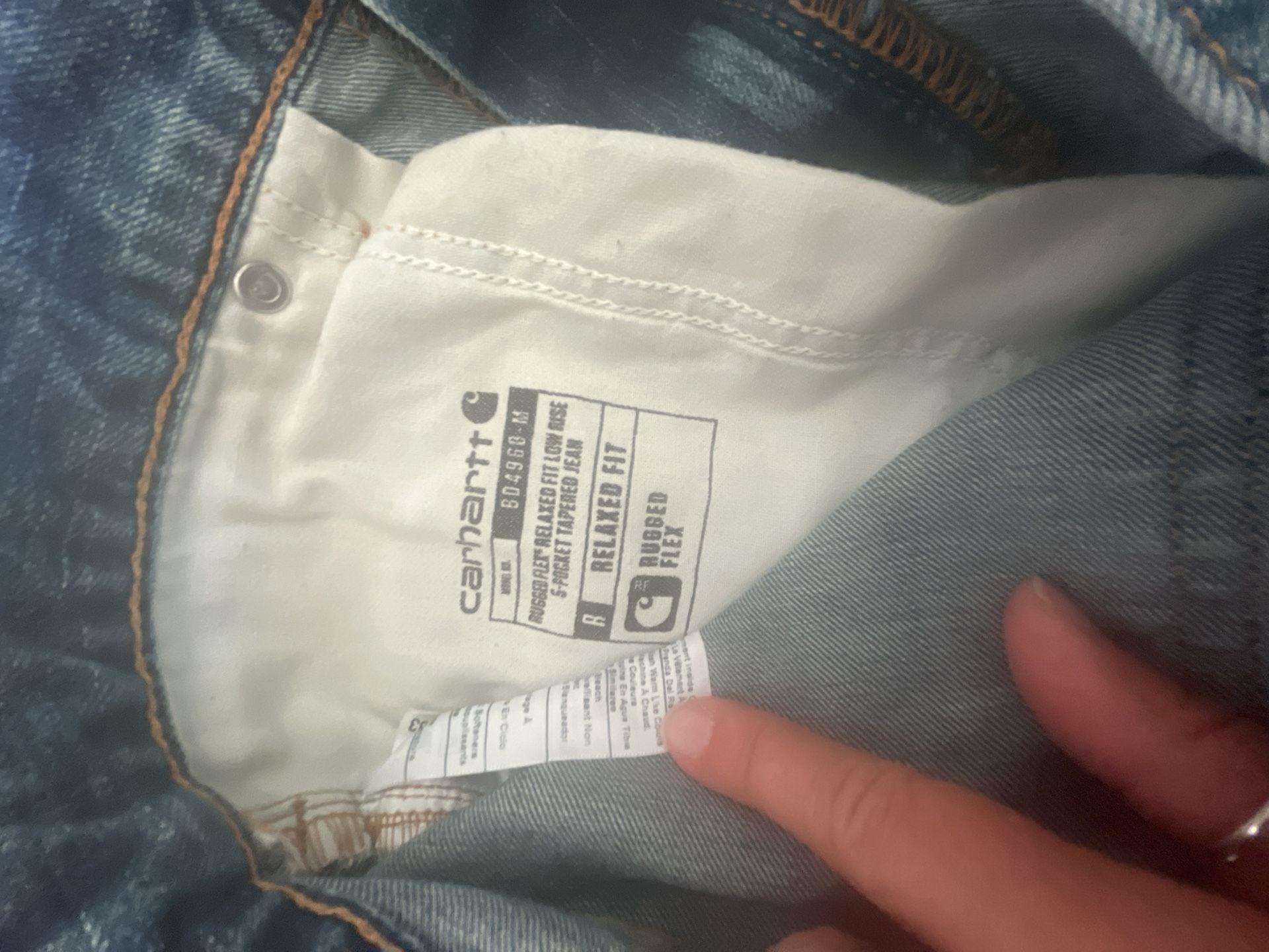 Carhartt Relaxed Fit Denim Jeans (30x32) 8