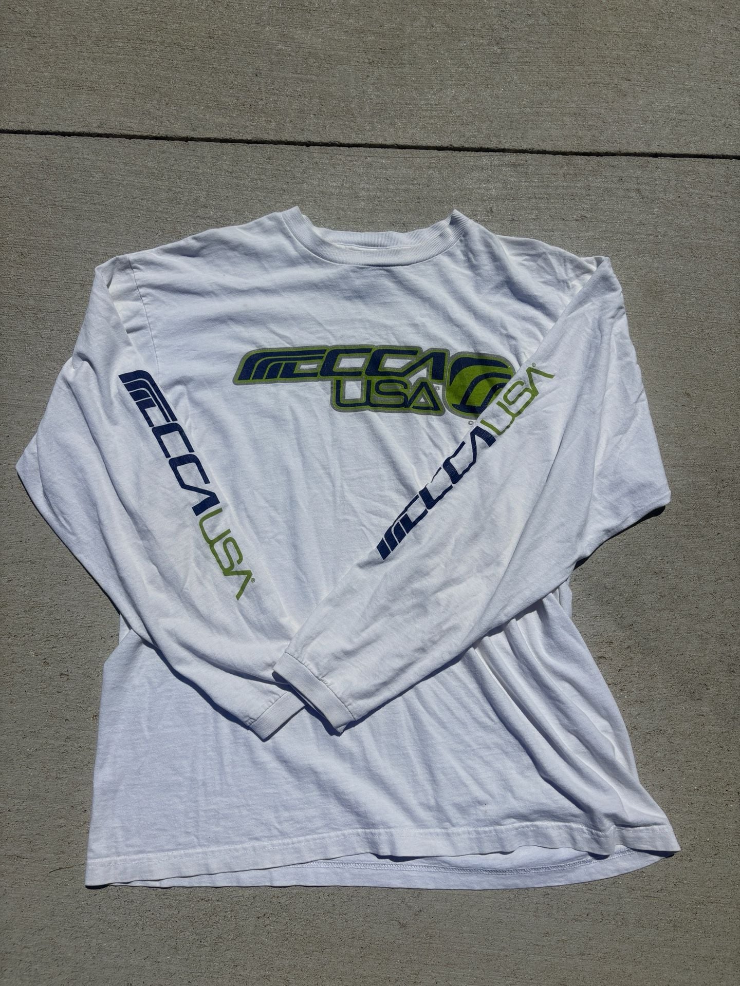 Vintage 1998 Mecca USA Long Sleeve Graphic T-Shirt 1