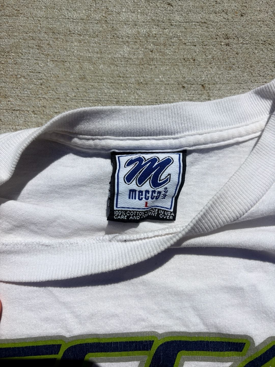 Vintage 1998 Mecca USA Long Sleeve Graphic T-Shirt 3