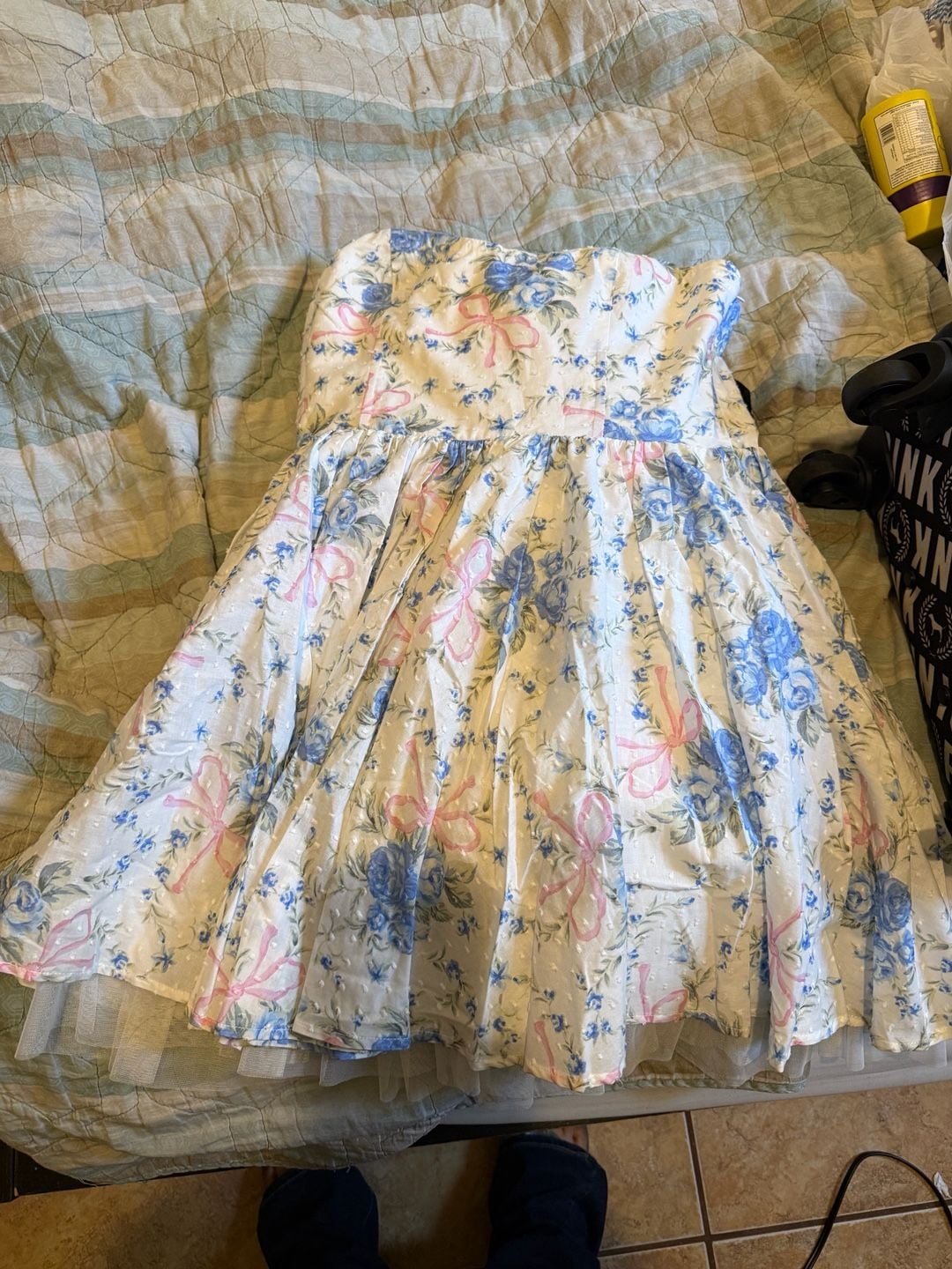 Altar'd State Claire Floral Mini Dress NWT 2