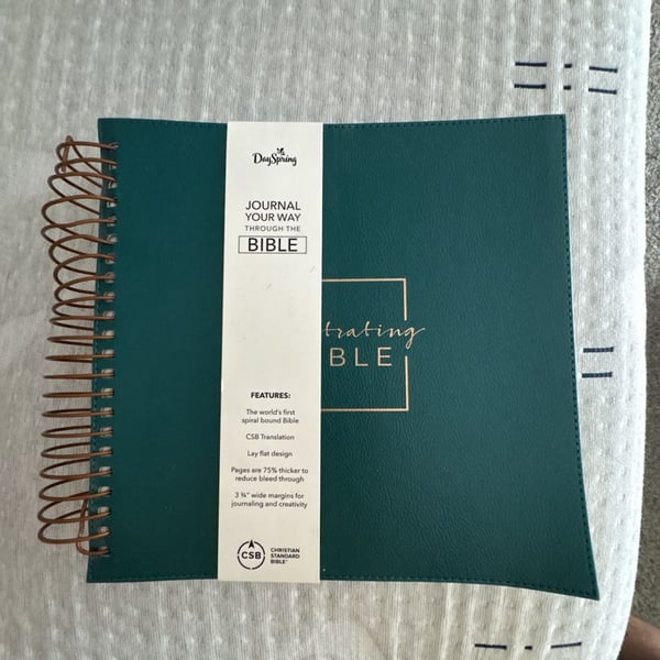 DaySpring CSB Illustrating Bible Faux Leather Spiral-Bound Journal