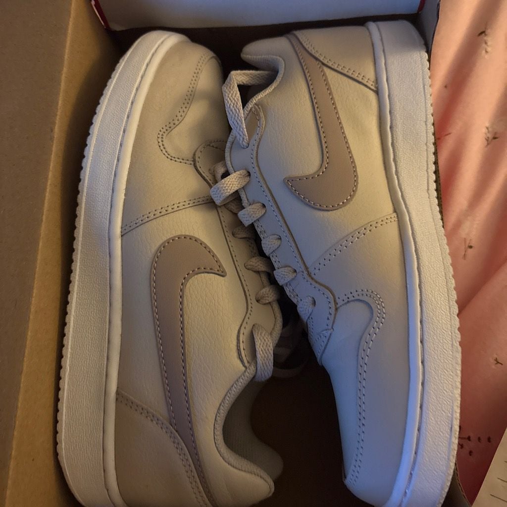 Nike Women's Ebernon Low Sneakers - Desert Sand/Diffused Taupe (AQ1779-002) 2