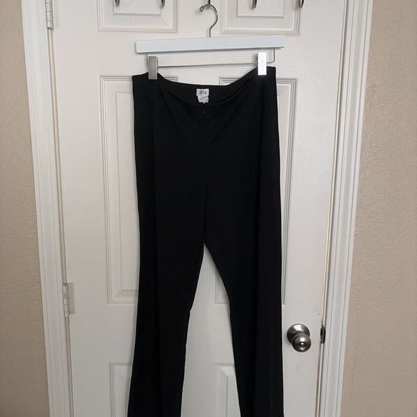 Cache Women's Black Wide Leg low -rise Dress Pants Style 5446 Size 8